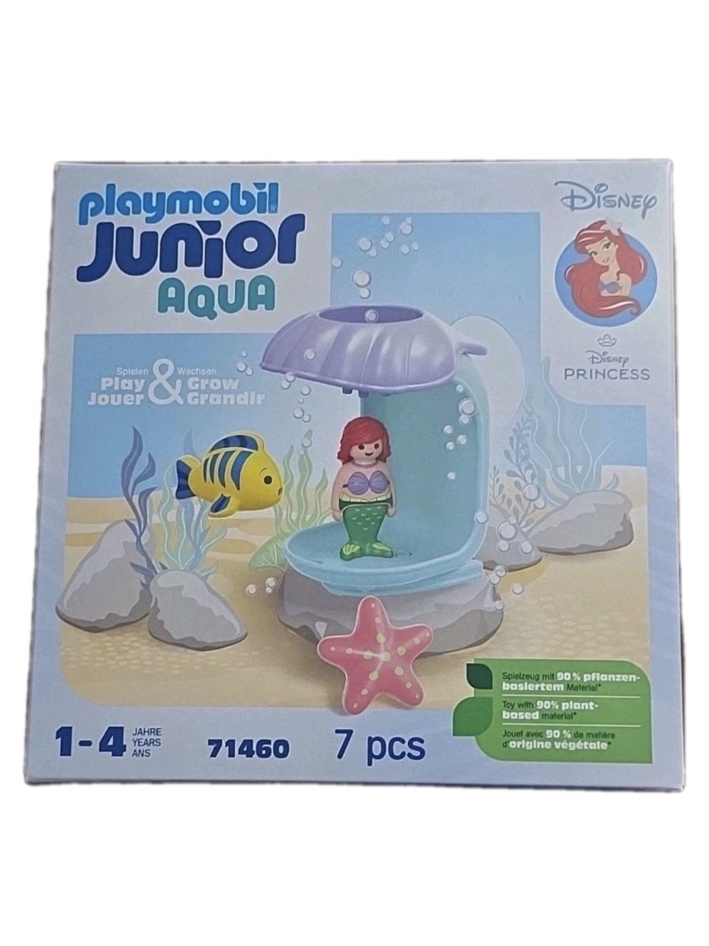 PLAYMOBIL Junior Aqua Disney Princess Ariel Set, Ages 1-4